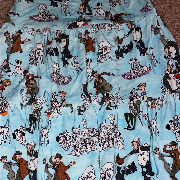 Showstoppers Blue 101 Dalmations Print Dress - Picture 4 of 4